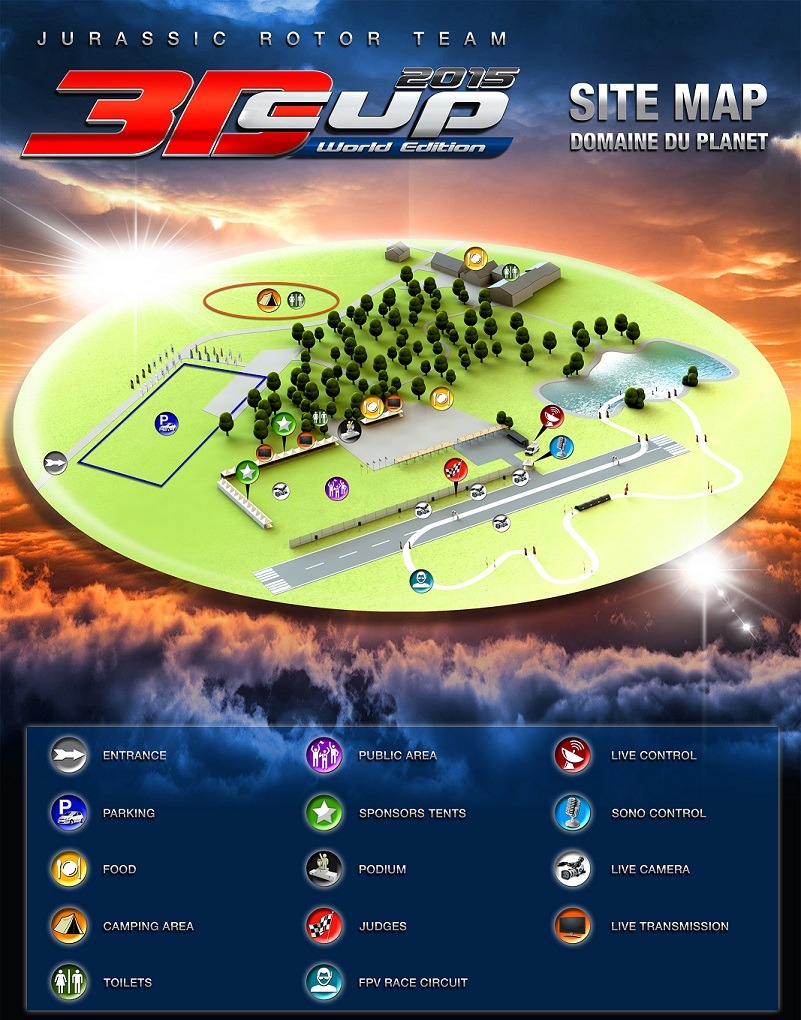 Mapka wioski 3D Cup World Edition