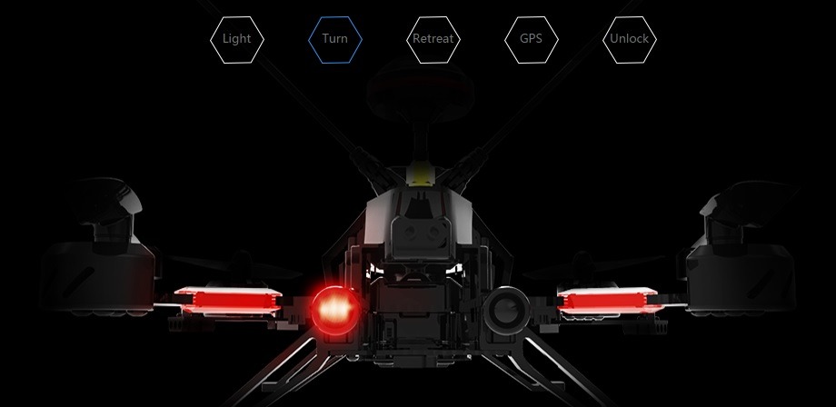Oświetlenie LED drona wyścigowego Runner 250 PRO