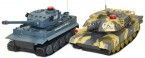 Zestaw wzajemnie walczących czołg&amp;oacute;w German Tiger i Abrams RTR 1:32