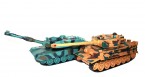Zestaw wzajemnie walczących czołg&amp;oacute;w M1A2 Abrams i German Tiger v2 2.4GHz 1:28 RTR