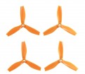 HQ Prop Triple 5X4X3 pomarańczowy (2CW+2CCW)-wł&oacute;kno szklane 