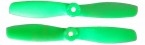 GEMFAN: Śmigła Gemfan Glass Fiber Nylon Bullnose 5x4.5 zielone  (2xCW+2xCCW)