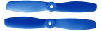 GEMFAN: Śmigła Gemfan Glass Fiber Nylon Bullnose 5.5x5 ciemny niebieski  (2xCW+2xCCW)  