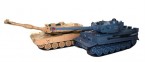Zestaw wzajemnie walczących czołg&amp;oacute;w M1A2 Abrams v2 i German Tiger v2 2.4GHz 1:28 RTR