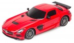 Mercedes-Benz SLS AMG Black series 1:18 RTR (zasilanie na baterie) - Czerwony