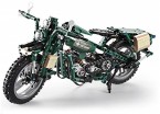 Motocykl z II WŚ - do zbudowania z klock&oacute;w - ZDALNIE STEROWANY (C51022W)
