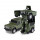 Land Rover Transformer 1:14 2.4GHz RTR (akumulator, ładowarka USB) - Srebrny