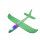 Szybowiec z dwoma trybami latania (rozpiętość 480mm, diody LED) - zielony