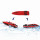 Ł&oacute;dka zanętowa Fishing Surfer GPS 2.4GHz RTR - czerwona