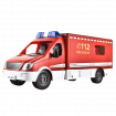 Ciężarwka strażacka 1:18 2.4GHz ABS 4.8V 300maH (otwierane tylnie drzwiczki,)