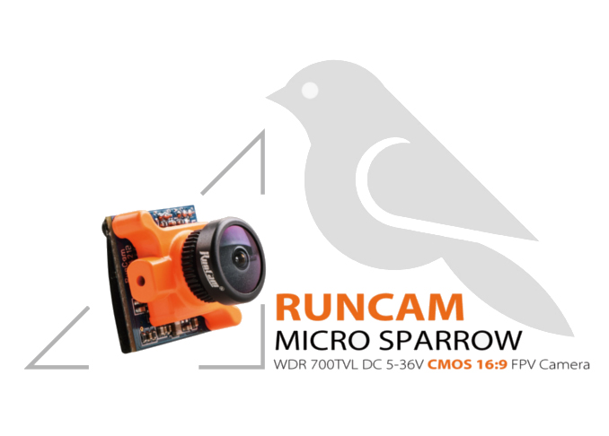 FPV камера за дрон RunCam Micro Sparrow 2 2.1mm/FOV145/700TVL